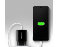 AXAGON ACU-QC18  QC 18W, 1x port USB-A, QC3.0/AFC/FCP/SMART Czarna - 1485399 - zdjęcie 3